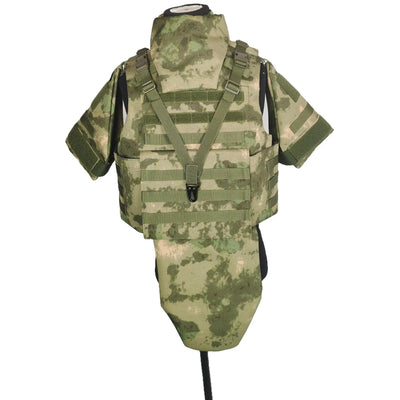 Action Airsoft Green camouflage Gilet protection complète Pe/kevlar Ga2/3