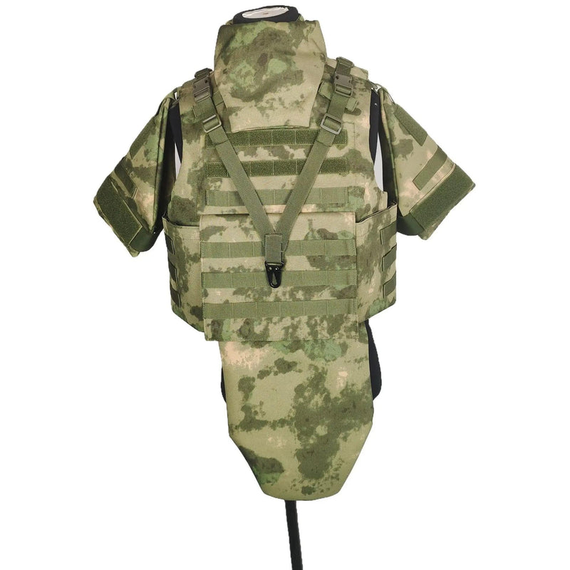 Action Airsoft Green camouflage Gilet protection complète Pe/kevlar Ga2/3