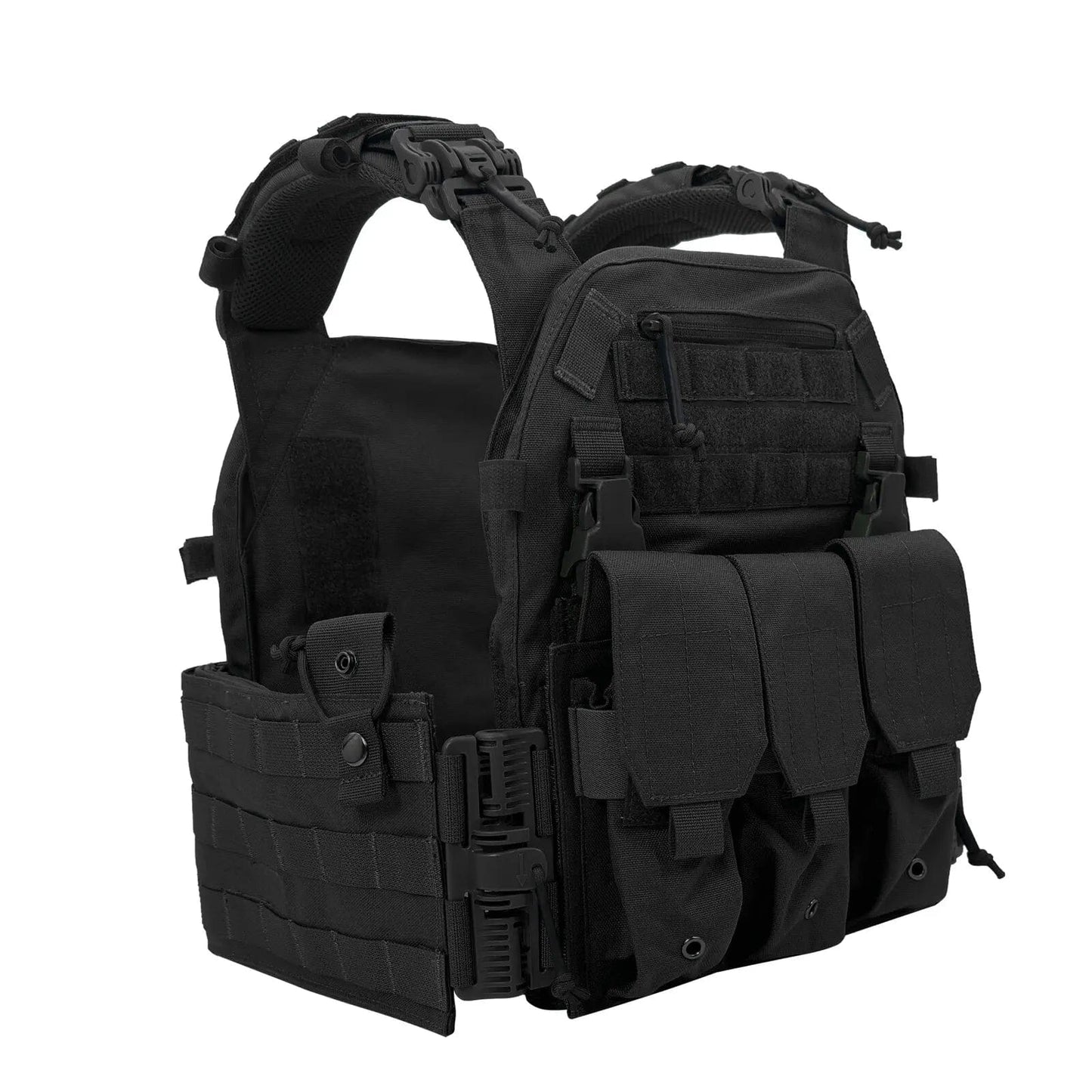 Action Airsoft Noir Gilet tactique 1000D pochette triple CUTLIVING