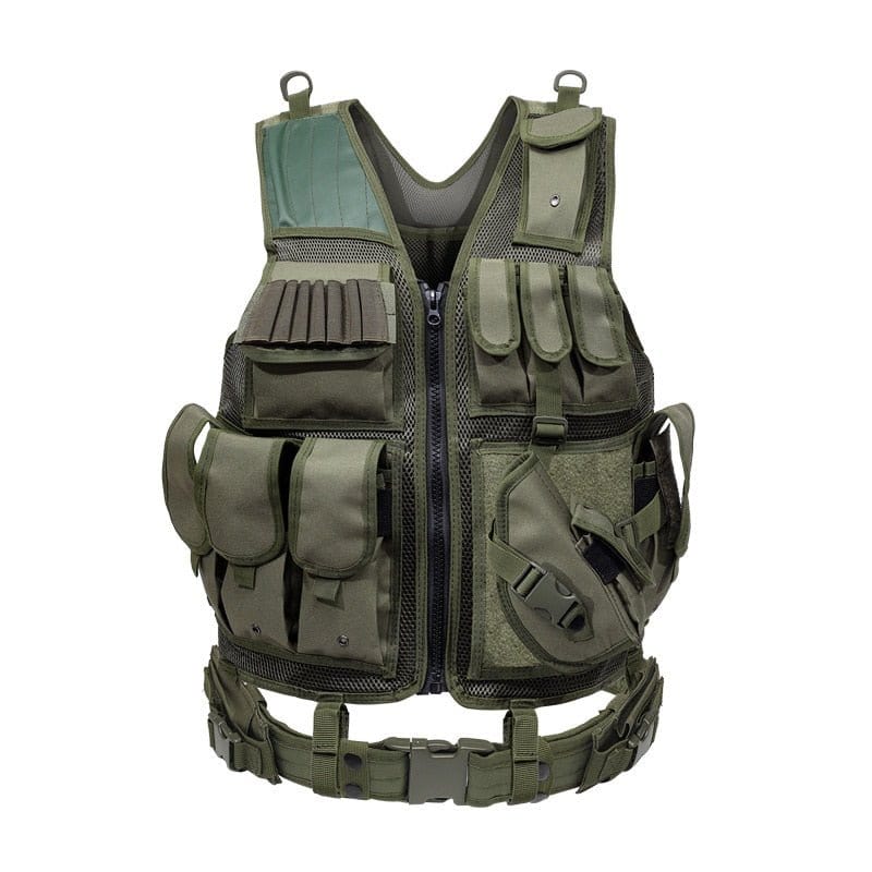 ACTION AIRSOFT 0 Ranger Green Gilet tactique combat réglable FYS