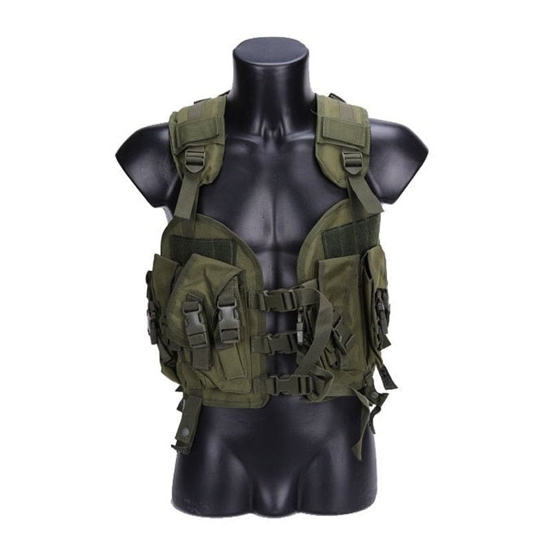 LEGEND AIRSOFT 0 Ranger vert / Unique Gilet tactique FSO multi-poches