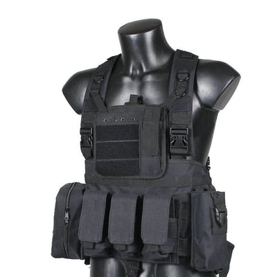 ACTION AIRSOFT 0 Noir Gilet tactique officier RD Hunting