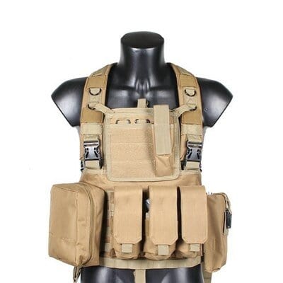 ACTION AIRSOFT 0 Tan Gilet tactique officier RD Hunting