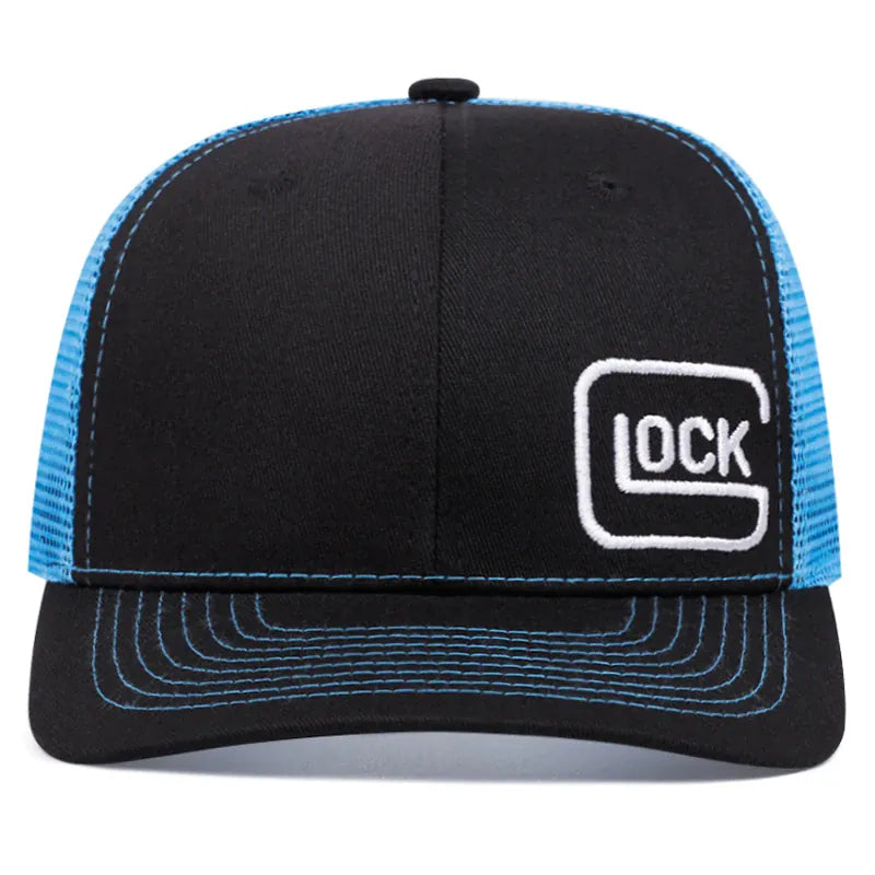 glock slightly curved printed baseball cap  women men outdoor sports events duck cap  trucker hat