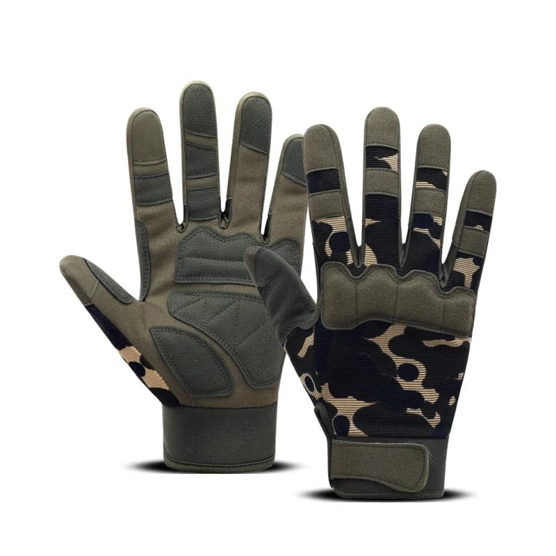 Gloves Men Outdoor Hunting Hiking Climbing Sports Anti-skid Cycling Full Finger Mittens Women