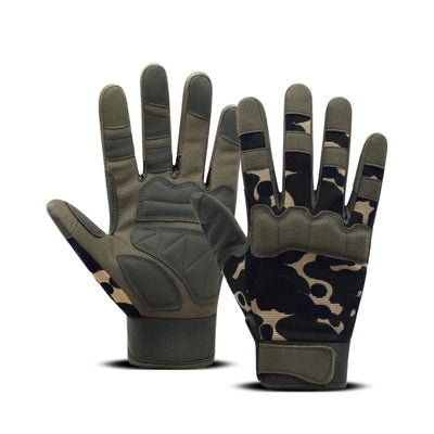 Gloves Men Outdoor Hunting Hiking Climbing Sports Anti-skid Cycling Full Finger Mittens Women