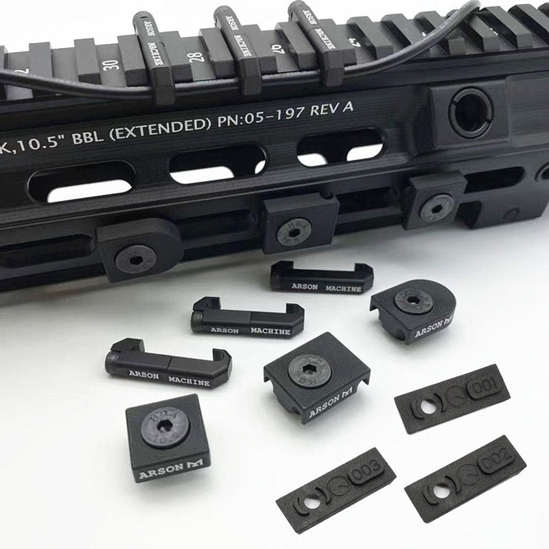 ACTION AIRSOFT 0 Guidage câbles Keymod M-LOK 3 pcs/ensemble