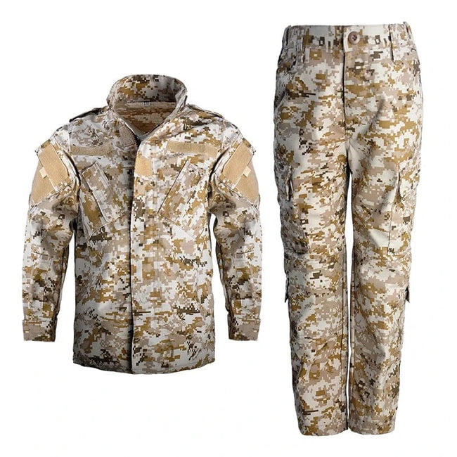 HAN WILD Combat Uniform 5Y-15Y Children Uniform Combat Kids Tactical Gear Hunting Hiking Clothes Climbing Jacket&Pants