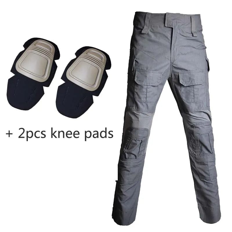 ACTION AIRSOFT Gray / S-55-63kg HAN WILD G3 Tactical Camo Pants Combat Pant Outdoor Hiking Climbing Pants Men's Working Clothing Hunting Pants Military Trousers