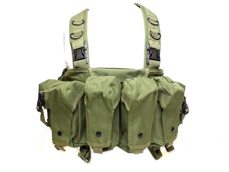 eventoloisirs 0 Vert OD Harnais Chest Rig AK 47 Tactical ABS