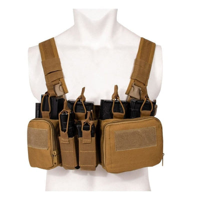 eventoloisirs 0 Coyote marron Harnais Chest Rig Molle CSO Gear