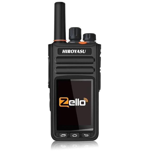 Hiroyasu HI-B8 2G 3G 4G LTE Cellular Network WIFI PoC FM Walkie Talkie 2GB+16GB Android9.0 Phone Call GPS 2.4"Touch Screen Radio Australia Standard