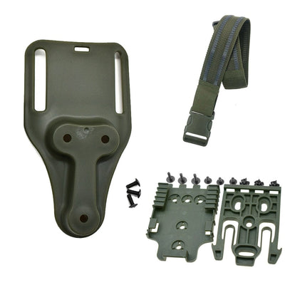 LEGEND AIRSOFT 0 Kit QLS court - Vert Holster cuisse Glock 17 19 22 QLS