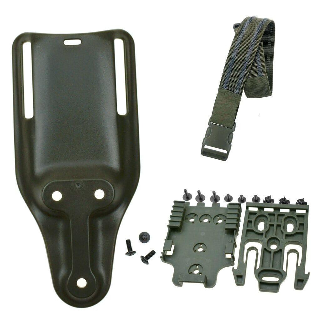 LEGEND AIRSOFT 0 Kit QLS long - Vert Holster cuisse Glock 17 19 22 QLS