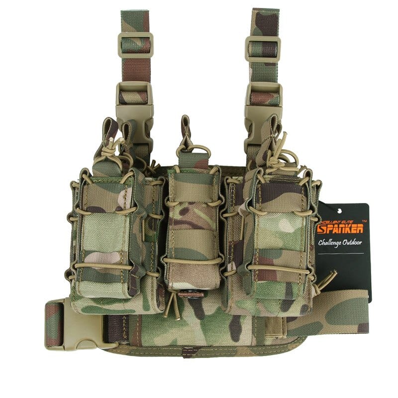 ACTION AIRSOFT 0 Multicam Holster jambe tombante Elite Spanker