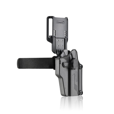 ACTION AIRSOFT 0 Noir avec Duty Drop Holster Low Ride Duty Drop AMOMAX