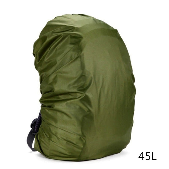 eventoloisirs 0 Vert armée 45L Housse imperméable pour sac à dos 35-80l