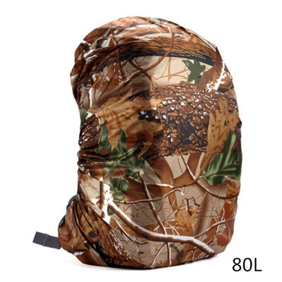 eventoloisirs 0 Camouflage 80L Housse imperméable pour sac à dos 35-80l