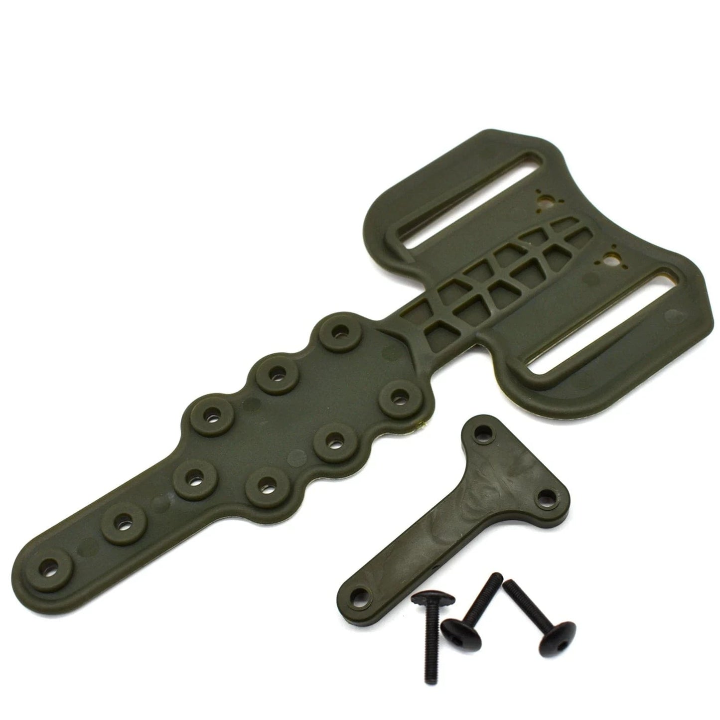 Hunting Gun Holster Accessories Leg Drop Adapter Adjustable Tactical Belt Holster Adaptor for Glock 17 19 M9 1911 USP P226 Green