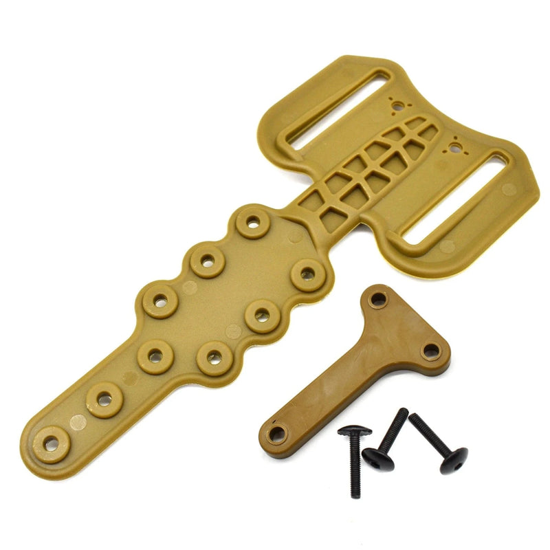 Hunting Gun Holster Accessories Leg Drop Adapter Adjustable Tactical Belt Holster Adaptor for Glock 17 19 M9 1911 USP P226 Sand
