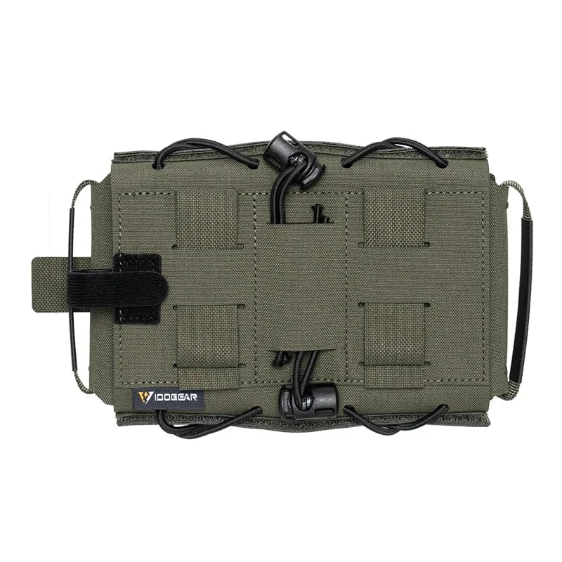 IDOGEAR Tactical Medical Pouch Detachable First Aid Kit Laser Cut MOLLE Emergency Survival Bag for Outdoor Travel Hiking 35132