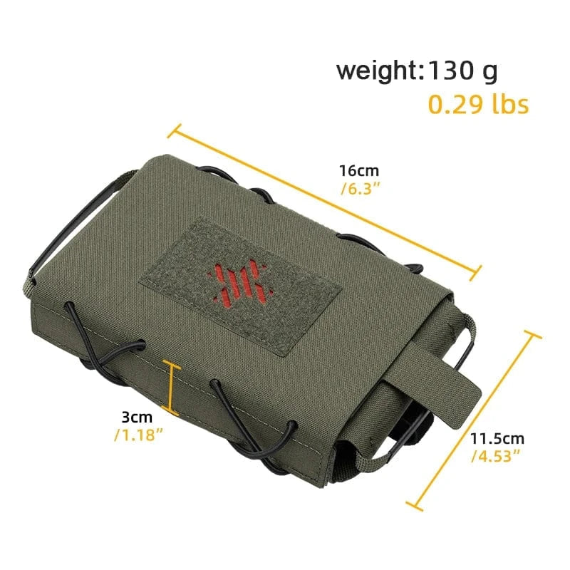 IDOGEAR Tactical Medical Pouch Detachable First Aid Kit Laser Cut MOLLE Emergency Survival Bag for Outdoor Travel Hiking 35132