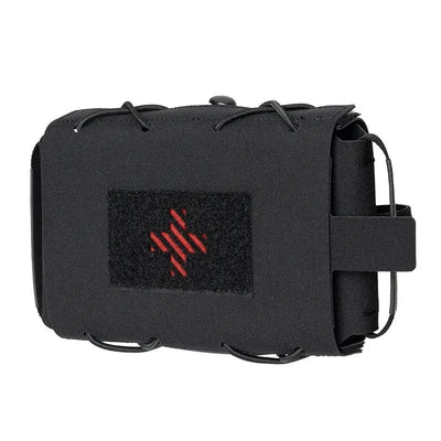 IDOGEAR Tactical Medical Pouch Detachable First Aid Kit Laser Cut MOLLE Emergency Survival Bag for Outdoor Travel Hiking 35132 Black