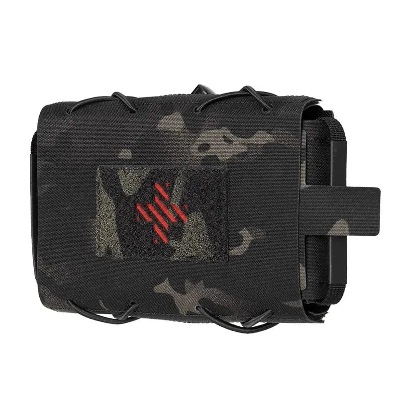 IDOGEAR Tactical Medical Pouch Detachable First Aid Kit Laser Cut MOLLE Emergency Survival Bag for Outdoor Travel Hiking 35132 MCBK