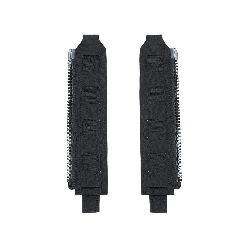 IDOGEAR Tactical Zipper MOLLE Adapter 500D Nylon Lightweight Versatile For Rear Pack Plate Carrier 3950 Black / CHINA