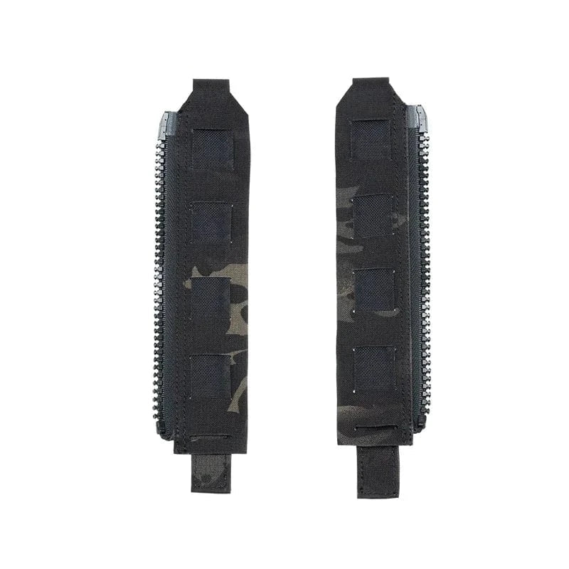 IDOGEAR Tactical Zipper MOLLE Adapter 500D Nylon Lightweight Versatile For Rear Pack Plate Carrier 3950 MCBK / CHINA