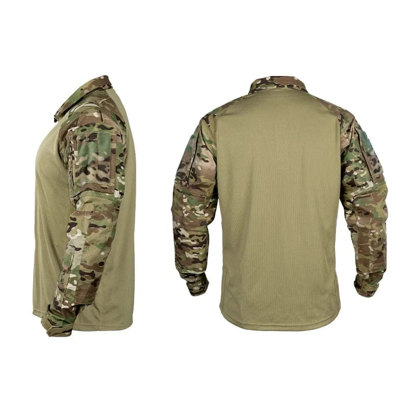 IDOGEAR UFS Tactical Shirt BDU Combat Clothes With Elbow Pads Slight Elasticity  Shirt Breathable 3116