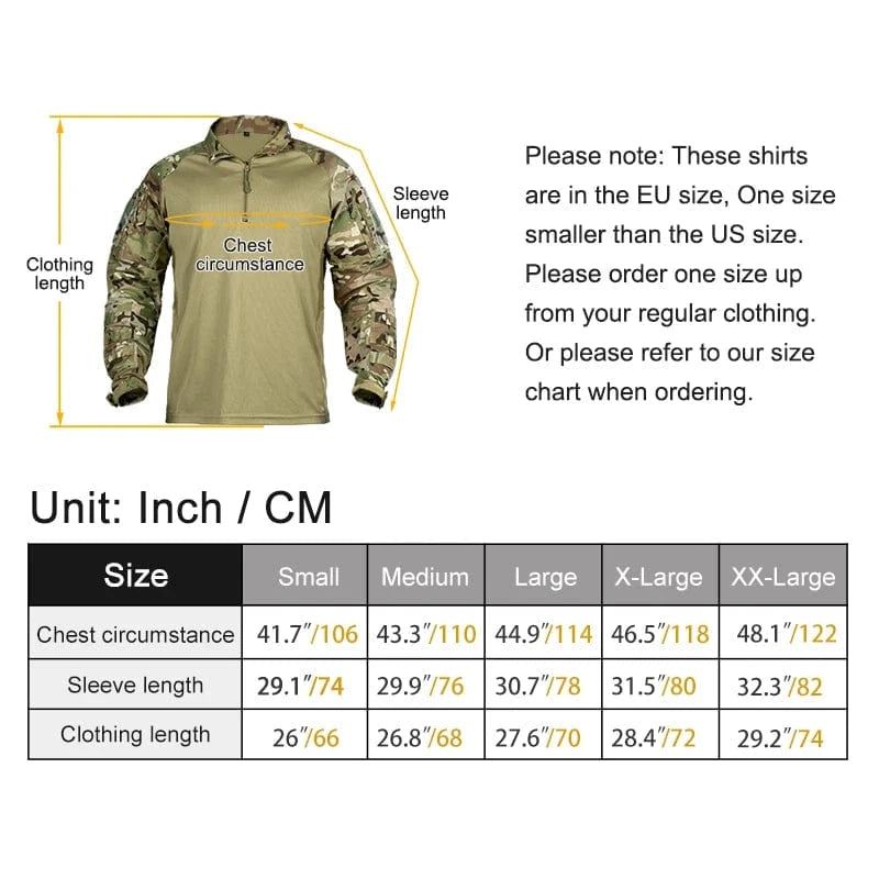 IDOGEAR UFS Tactical Shirt BDU Combat Clothes With Elbow Pads Slight Elasticity  Shirt Breathable 3116