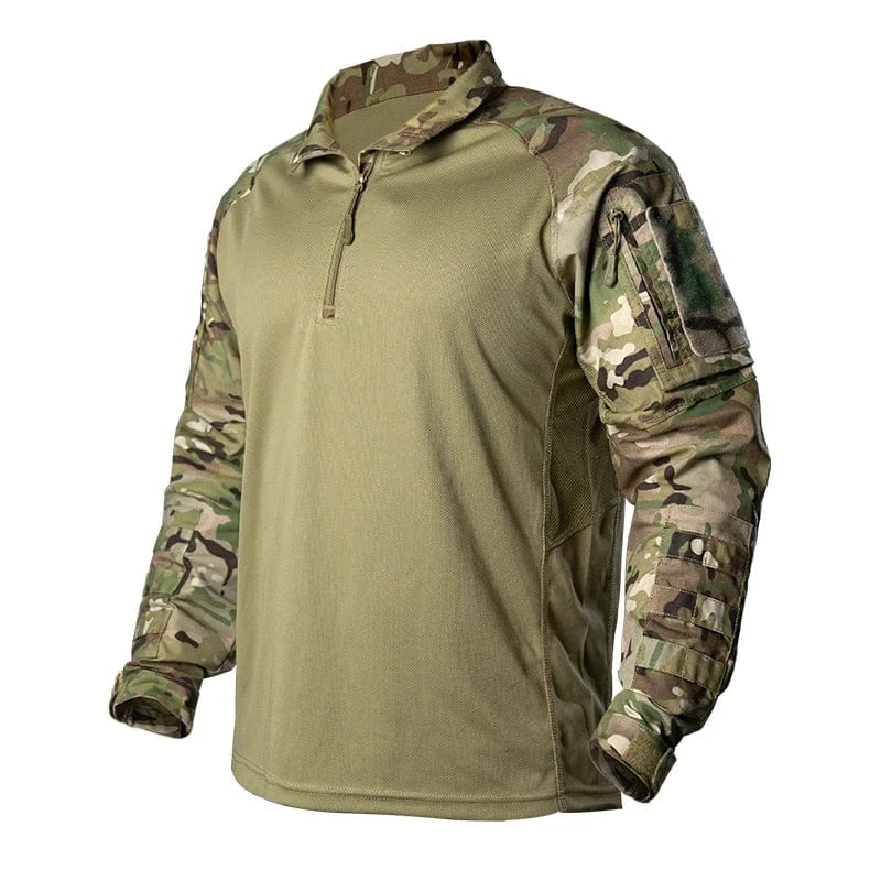 IDOGEAR UFS Tactical Shirt BDU Combat Clothes With Elbow Pads Slight Elasticity  Shirt Breathable 3116