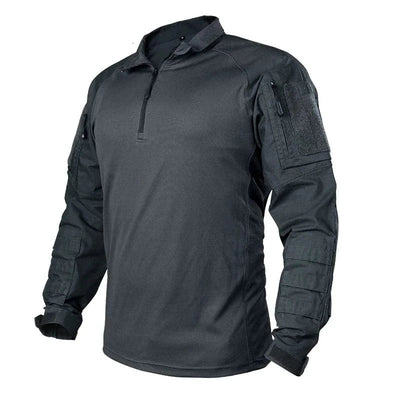 IDOGEAR UFS Tactical Shirt BDU Combat Clothes With Elbow Pads Slight Elasticity  Shirt Breathable 3116 Gray / XL / CHINA