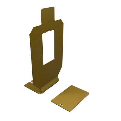 IPSC IDPA Airsoft Steel Shooting Targets With Central Metal Board-Round or Square Small Size Central Square Large