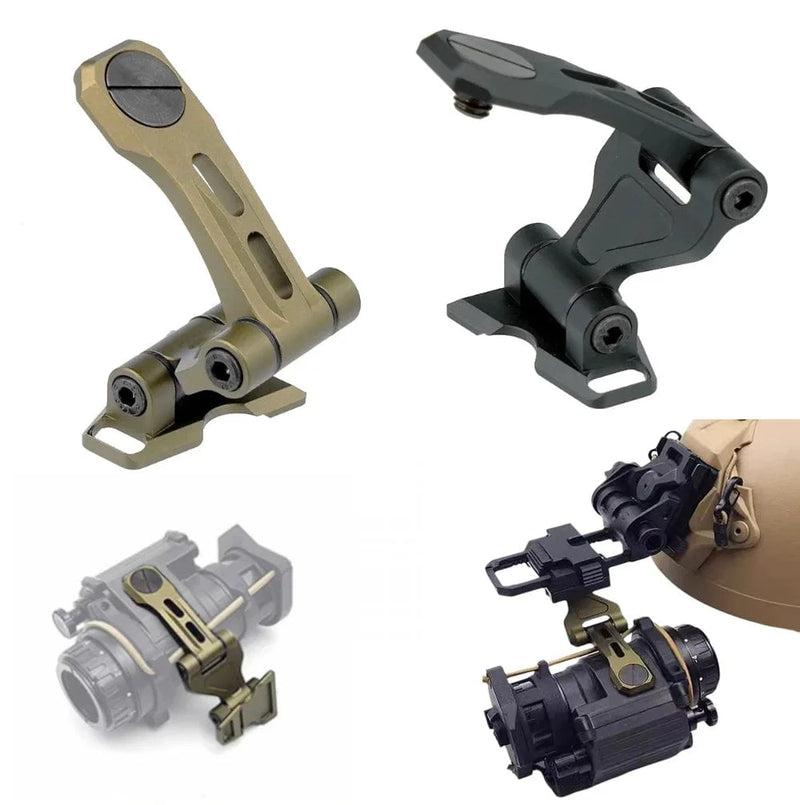 J-ARM PVS-14 Mount Tactical Helmet NVG Mount PVS14 Night Vision Device Special Metal Lightweight Helmet Bracket J Arm Bracket