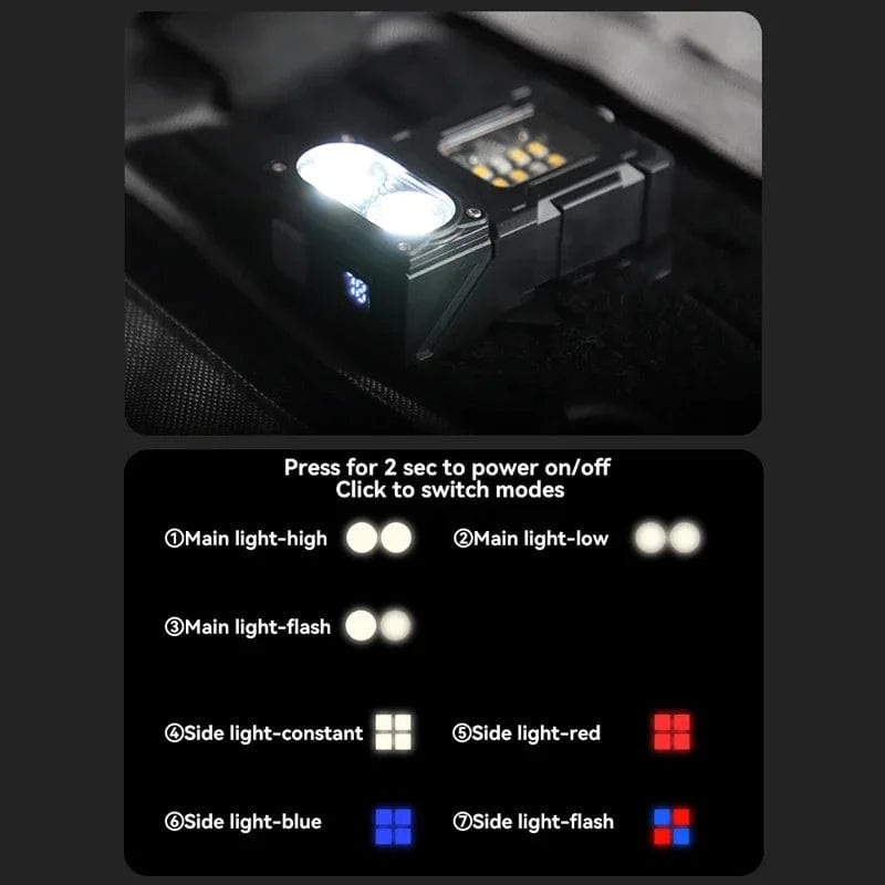 Lampe gilet tactique EDC LED Molle YF Tactical