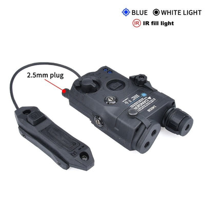 ACTION AIRSOFT 0 interrupteur peq bleu Lampe laser PEQ15 WADSN PEQ