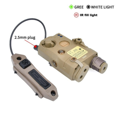 ACTION AIRSOFT 0 interrupteur peq vert 2 Lampe laser PEQ15 WADSN PEQ