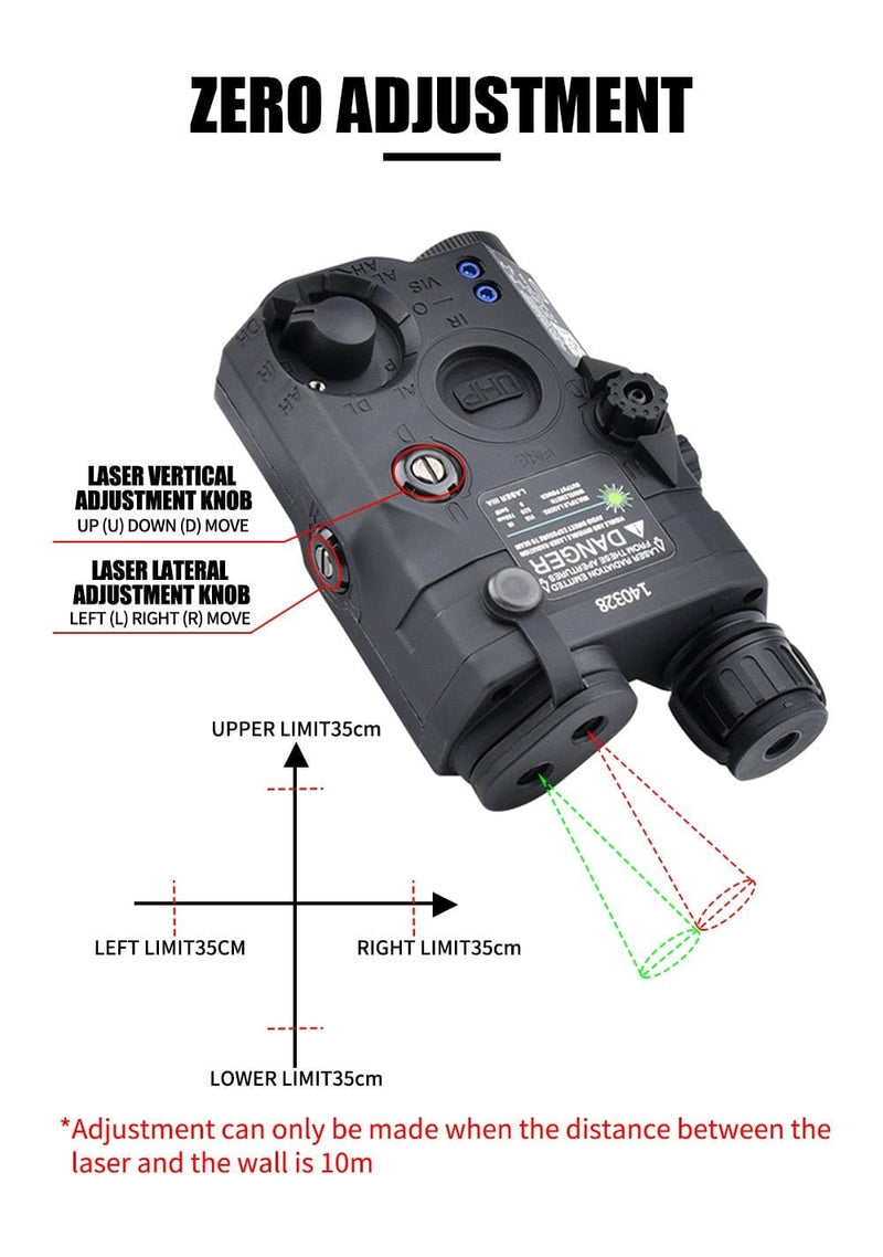 ACTION AIRSOFT 0 Lampe laser PEQ15 WADSN PEQ