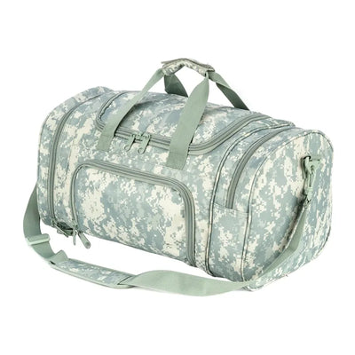 LQAMRY 40L sac de voyage tactique hommes sac à main en plein air sacs de bagages de sport week-end salle de sport randonnée Trekking sac avec compartiment à chaussures ACU / China Mainland