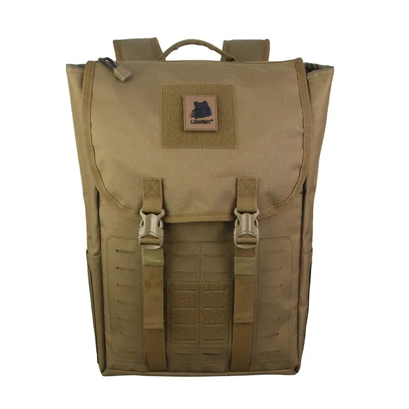 LQARMY 40L sac à dos tactique de grande capacité Camouflage Sport de plein air randonnée Camping sacs de chasse voyage Trekking sacs à dos TAN