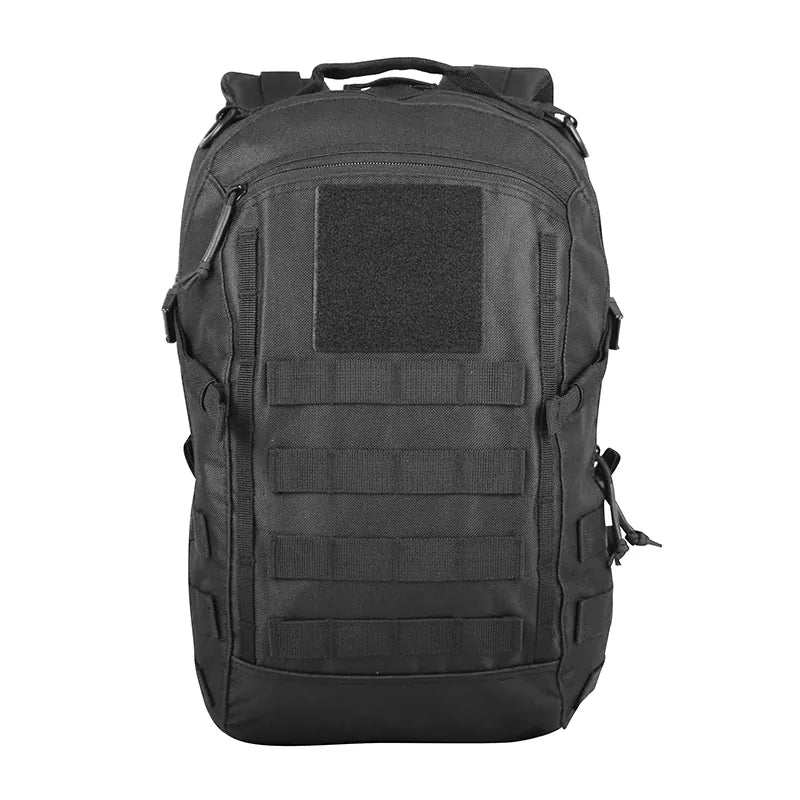 LQARMY petit sac à dos tactique de voyage étanche en plein air Sport Camping sac à dos système Molle pour Trekking pêche sacs de chasse Black / China Mainland