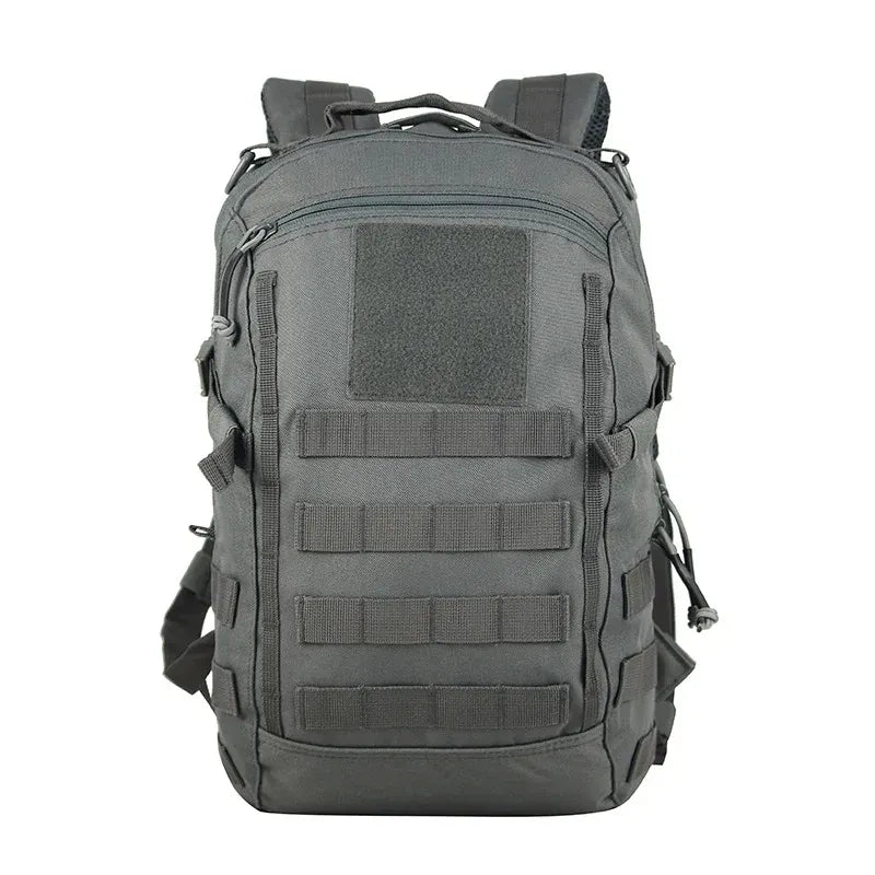 LQARMY petit sac à dos tactique de voyage étanche en plein air Sport Camping sac à dos système Molle pour Trekking pêche sacs de chasse Grey / China Mainland