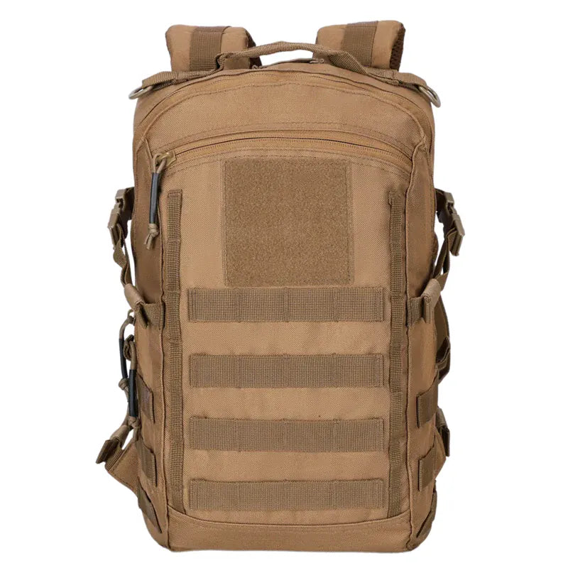 LQARMY petit sac à dos tactique de voyage étanche en plein air Sport Camping sac à dos système Molle pour Trekking pêche sacs de chasse Tan / China Mainland