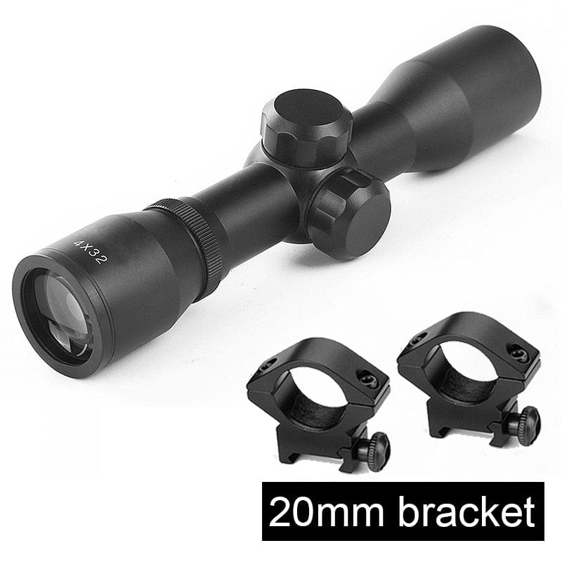 ACTION AIRSOFT 0 20mm Lunette de visée 4x32 rail double SYQT