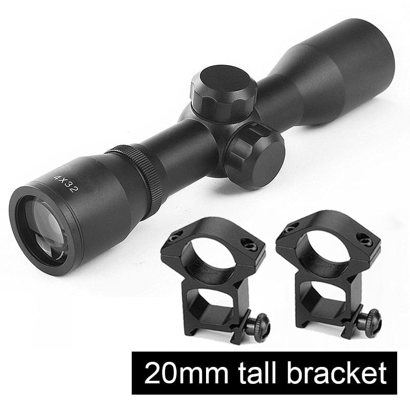 ACTION AIRSOFT 0 20mm tall Lunette de visée 4x32 rail double SYQT