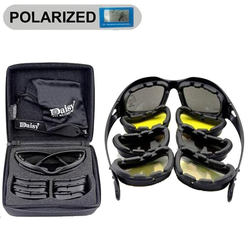 ACTION AIRSOFT 0 Lunettes X7 polarisées 4 lentilles