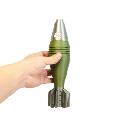 M2 60mm Mortar Shell Model -3D Printed Realistic Replica, Non Functional Military Decoration for Home/office, Secure Storage 1Pcs
