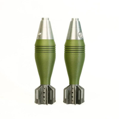 M2 60mm Mortar Shell Model -3D Printed Realistic Replica, Non Functional Military Decoration for Home/office, Secure Storage 1Pcs